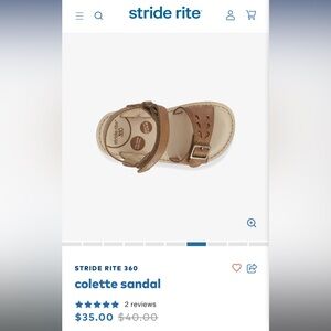 Toddler Girls size 7 StrideRite